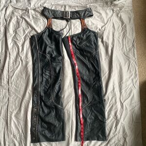 Harley Davidson leather chaps med